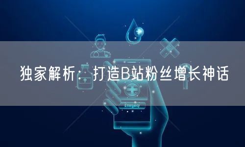 独家解析：打造B站粉丝增长神话