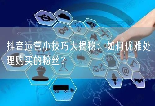 抖音运营小技巧大揭秘：如何优雅处理购买的粉丝？