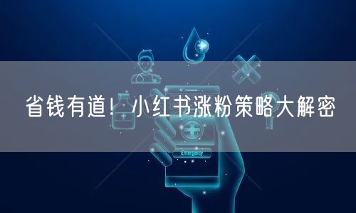 省钱有道！小红书涨粉策略大解密